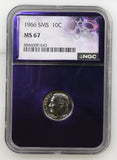 1966 SMS 10c Roosevelt Dime MS67 NGC