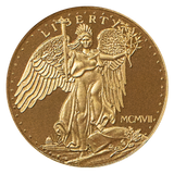 1986 Original Designs of Augustus St. Gaudens (5 coins-10 oz of silver)