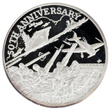 WW2 Department of Navy 50th Anniversary Silver Round