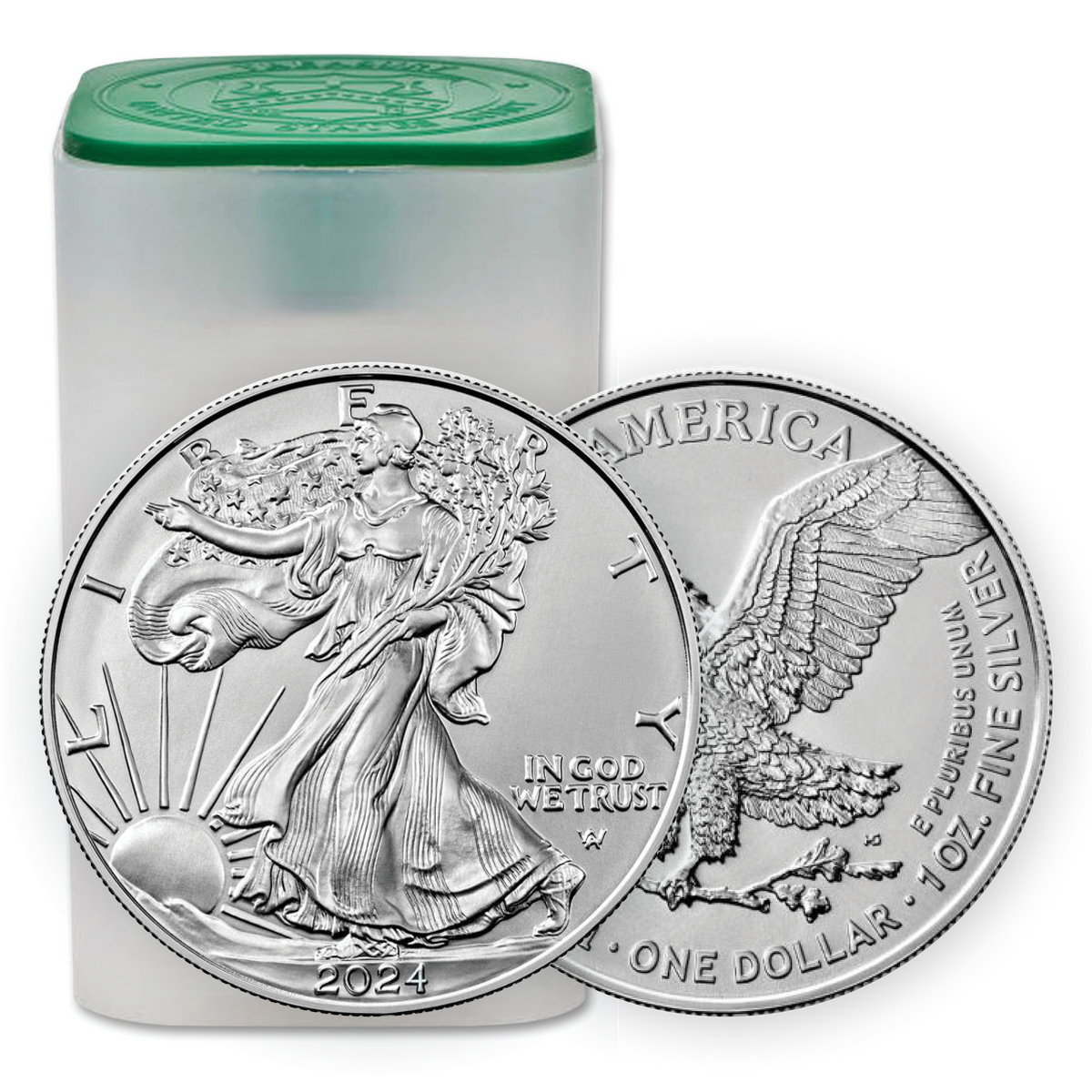 2025 American Silver Eagle Rolls BU CCI