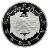 WW2 "Battle Of Guadalcanal" Silver Coin