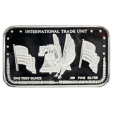 1 Troy Ounce Silver Bar (International Trade Unit)