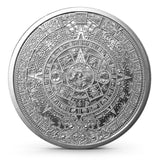 Aztec Calendar 1 oz Silver Round BU