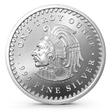 Aztec Calendar 1 oz Silver Round BU