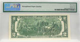 PMG 1976 $2 Philadelphia  Federal Reserve Star Note CU-67