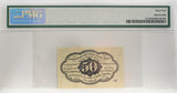 PMG 50¢ Fractional Currency, 1st Issue CU64