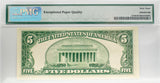 PMG 1953-B $5 Legal Tender Unc63 EPQ