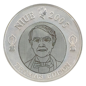 2005 Niue Thomas Alva Edison Commemorative Coin