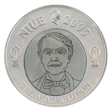 2005 Niue Thomas Alva Edison Commemorative Coin