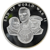 End Of World War 2 Silver Coin