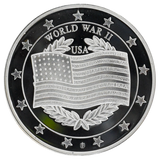 End Of World War 2 Silver Coin
