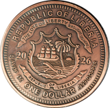 Republic of Liberia "The Genie" 5oz Copper Round