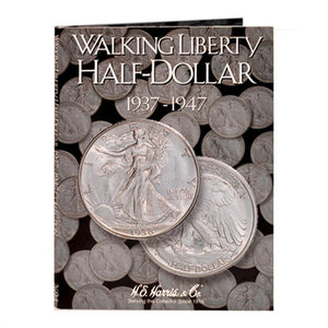 HE Harris 1937-1947 Walking Liberty Quarter Album #2694 (No Coins)