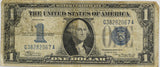 1934/1935 Silver Certificate $1 “Ghost” overprint Set