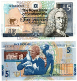 Scotland Jack Nicklaus £5 pound commemorative banknote
