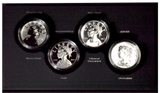 4 Coin Set American Liberty 225th Anniversary Silver Medal Set