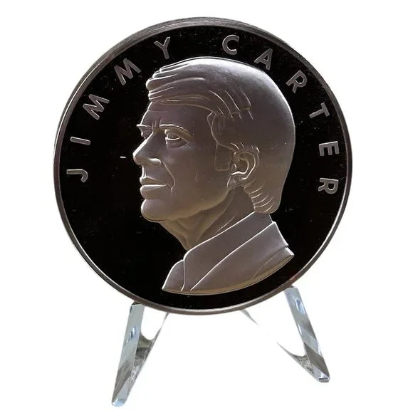 Jimmy Carter Official 1977 Presidential Inaugural Medal Bronze Franklin Mint