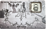 320 Coins 1 Gram .999 Silver Mickey Mouse