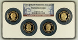 2007-S Presidential Dollar 4 Coin Proof Set PF69 Ultra Cameo