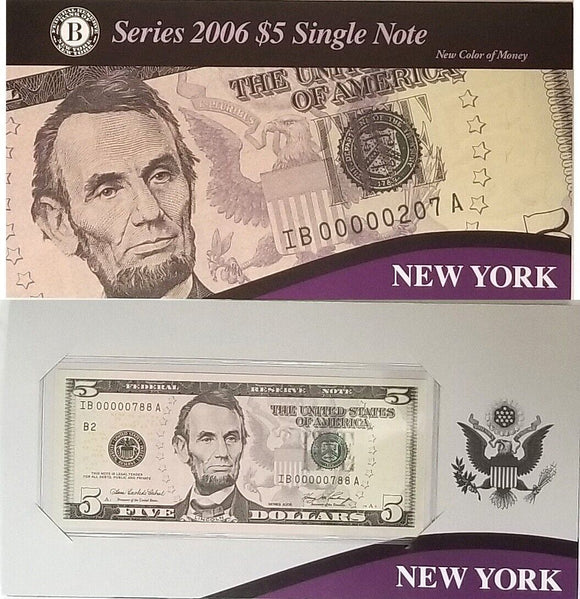 BEP 2006 $5 