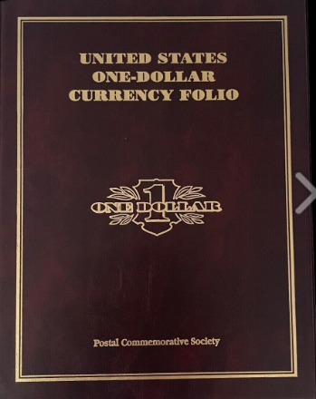 Postal Commemorative Society $1 Uncut and Star Folio