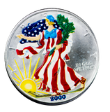 Colorized American Silver Eagle- Random Date