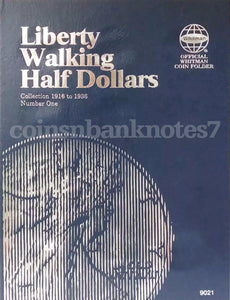 Whitman 1916-1936 Walking Liberty Half Dollar Album #9021 (No Coins)