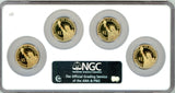 2007-S Presidential Dollar 4 Coin Proof Set PF69 Ultra Cameo