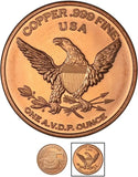 Happy Halloween 1 A.V.D.P Oz Copper Round