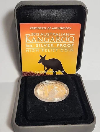 2013 Australian 1 oz Silver Kangaroo Proof (High Relief) – CCI