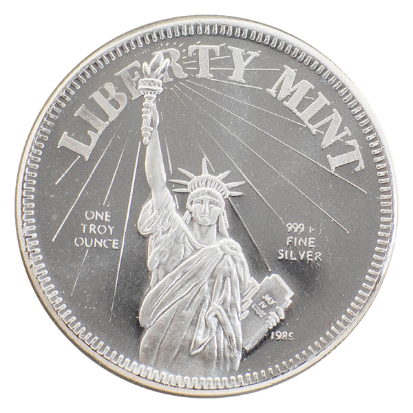 One Ounce Silver Statue of Liberty Round – CCI