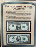 PCS Stamps and Coins Uncirculated Star Note Collection