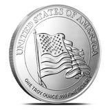 Uncle Sam "I Want You!" 1 Oz Silver Round - Off Quality/Milk Spots/Toned