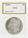 1878-S AU58 Morgan Dollar PCI