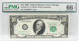 1969 $10 Chicago PMG CU65 EPQ FR 2018-G*