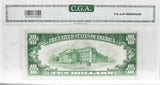 1928-B $10 CGA CU66 FR 2002G