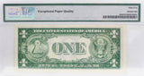 PMG 1935A FR 1608 $1 Silver Certificate CU65 EPQ