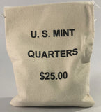 2009 (P and D Mint Marks) U.S. Mint Sealed Quarter Bag $25