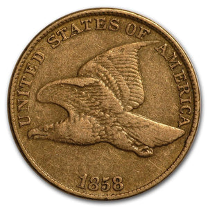 1858 Flying Eagle Cent (VF) - Chattanooga Coin