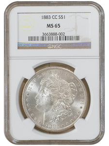 1883-CC Morgan MS 65 NGC
