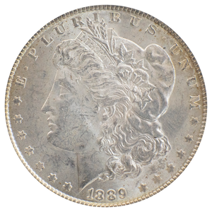 1889 Morgan Dollar AU58