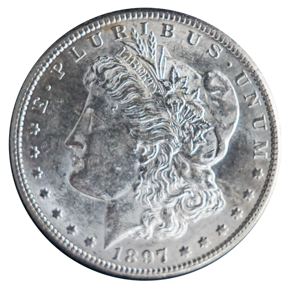 1897 Morgan Dollar (BU)