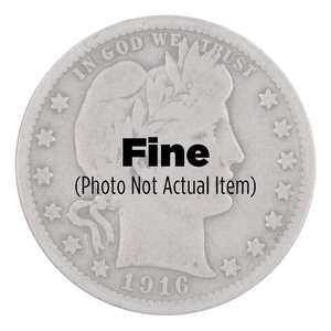 1916-D Barber Quarter Fine