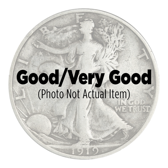 1919-S Walking Liberty Half Dollar Good/VG