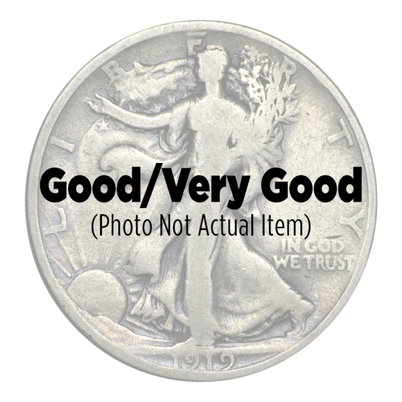 1919 Walking Liberty Half Dollar Good/VG