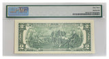 $2 1995 PMG graded Federal Reserve Star Note Unc 63 net - New York