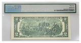 $2 1995 PMG graded Federal Reserve Star Note Unc 64 net - New York