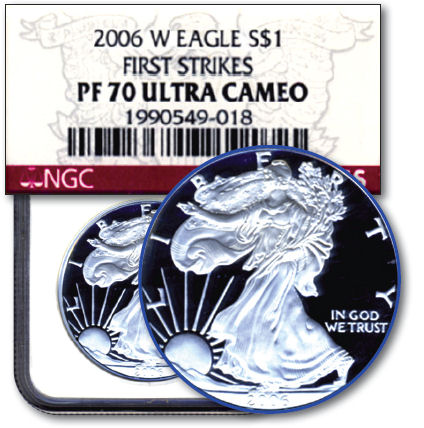 2006-W Silver Eagle NGC PF70 FS
