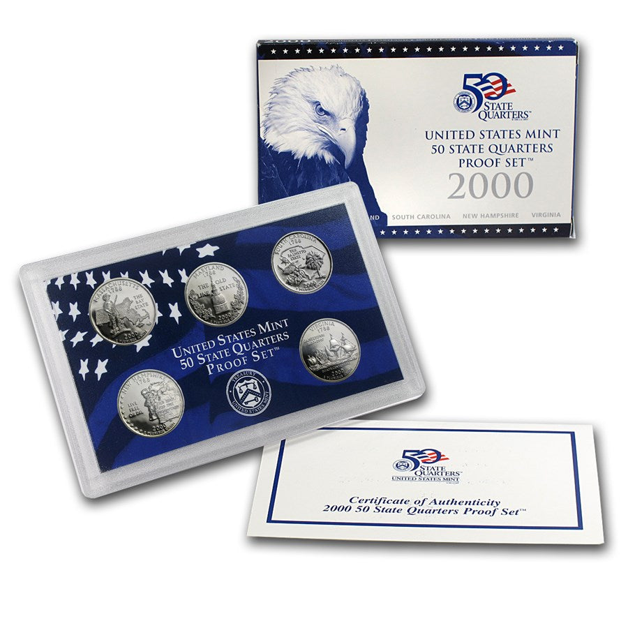 QUARTERS STATE SERIES 25セント 120コインフルセット The Complete Collection of U.S. Statehood Quarters: 25th