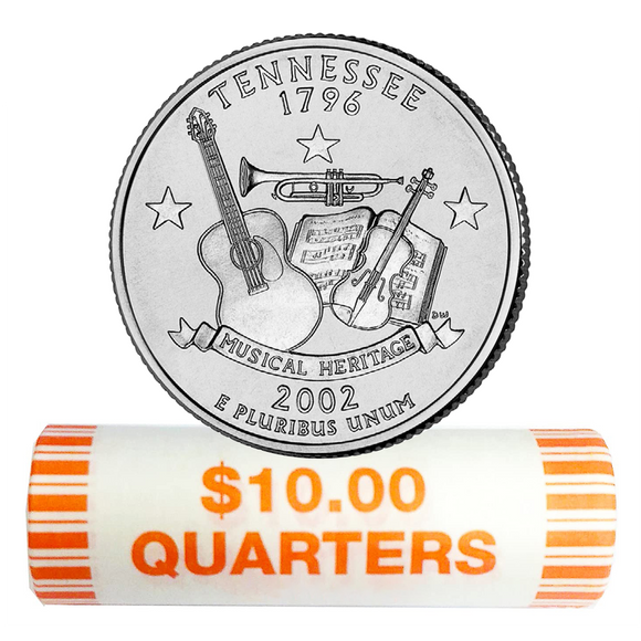 2002 D&P Tennessee Quarter Rolls